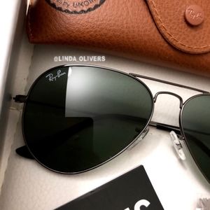 FREE SHIPPING Ray-Ban Aviator RB3025 Black